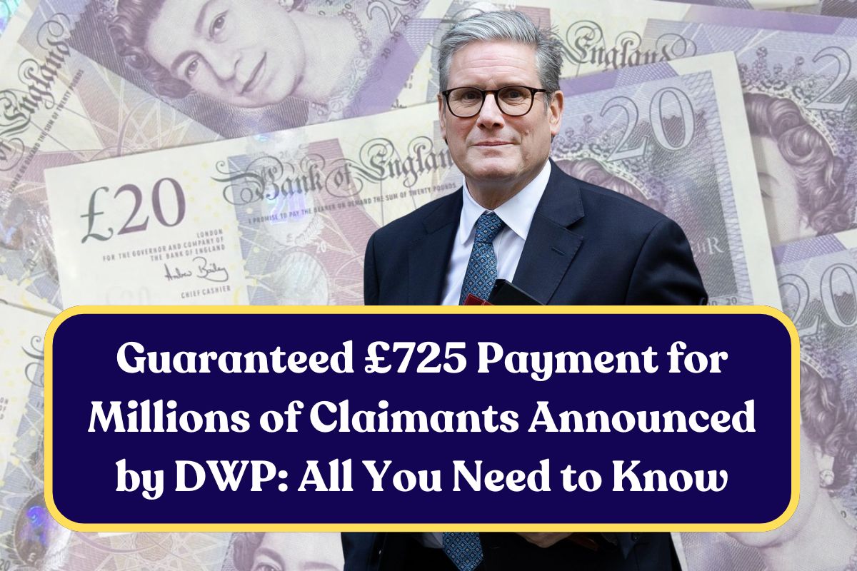 Guaranteed £725 Payment for Millions of Claimants Announced by DWP: All You Need to Know