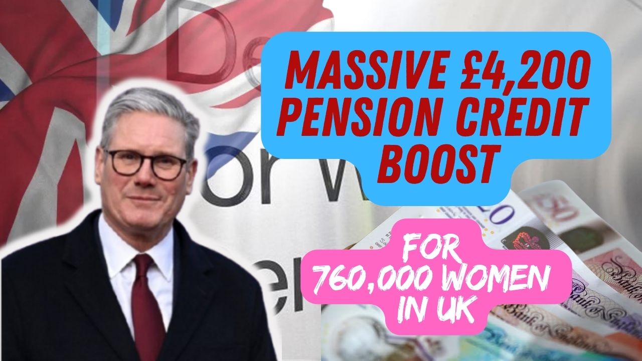 Massive £4,200 Pension Credit Windfall for Women in UK